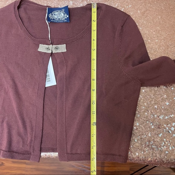 Erica Wilson Shrug/ Cardigan Sweater Sz Small - Picture 13 of 13